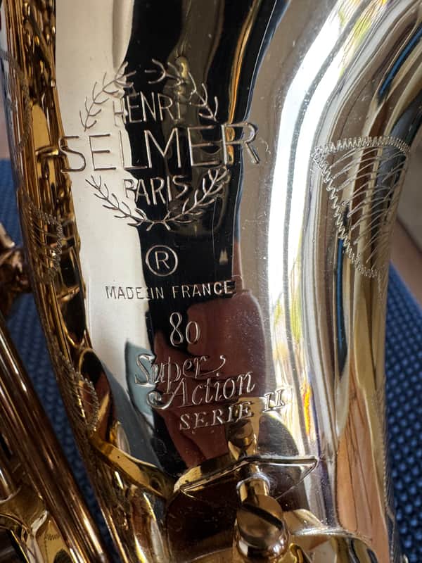 Selmer Selmer Paris Super Action 80 Serie II Alto Sax Gold Laquer image 1