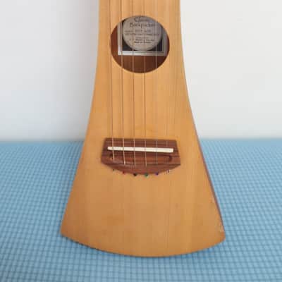 Vintage 1990s - 2000s Martin Backpacker Steel String Natural Mini Acoustic Travel Guitar With Martin Soft Case With Pouch image 3