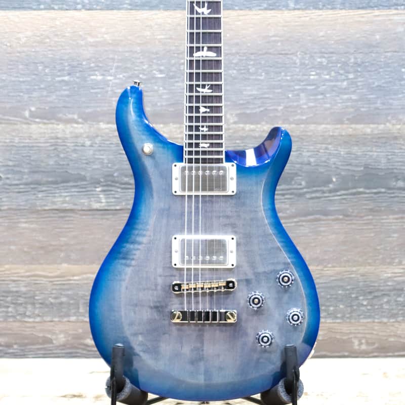 PRS S2 McCarty 594 Faded Gray Black Blue Burst Pattern Vintage Electric Guitar w/Bag
