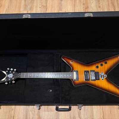 Dean Dimebag Darrell Far Beyond Driven Tribute ML Tobacco / Brazilia Burst w/ Hardshell Case image 11
