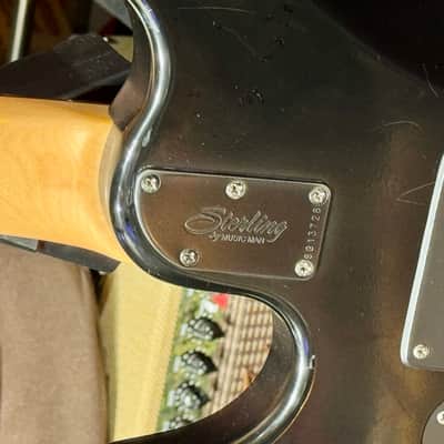 Sterling JP50 by Music Man “ Custom Al’s Paint SKULLS “ 2026 - Satin Black & Silver image 19