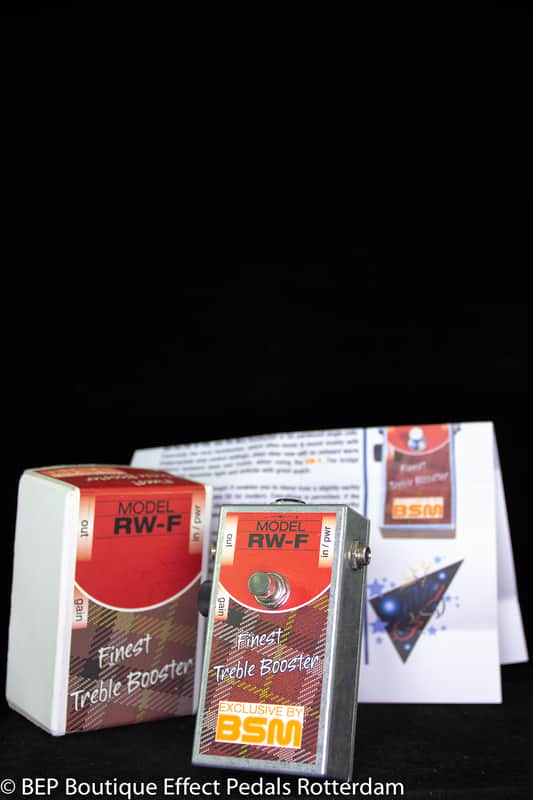 BSM RW-F Treble Booster s/n 4210 tribute to the sound of Ronnie Wood image 1