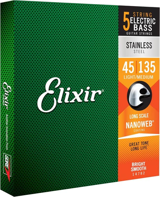 Elixir Strings Bass Guitar Strings (14782) image 1
