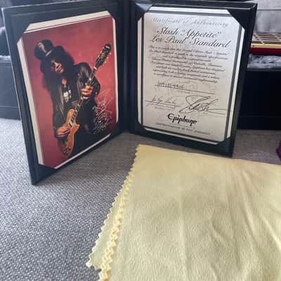 2010 Epiphone Custom Shop Slash Les Paul Appetite For Destruction Electric Guitar image 2