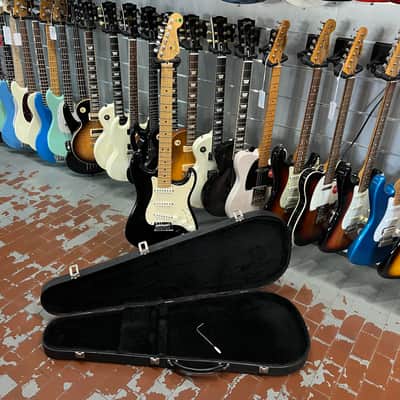 Fender American Stratocaster 2002 Black Mn image 8