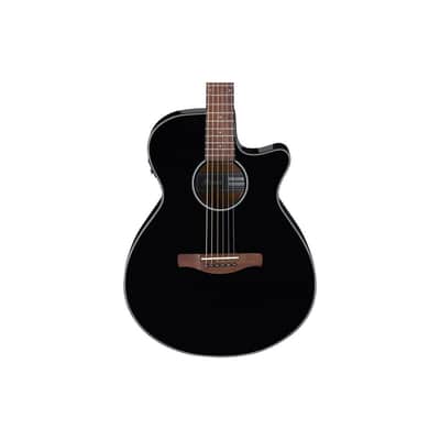 Ibanez AEG50 Acoustic Electric Guitar, Walnut Fretboard, Black High Gloss image 5