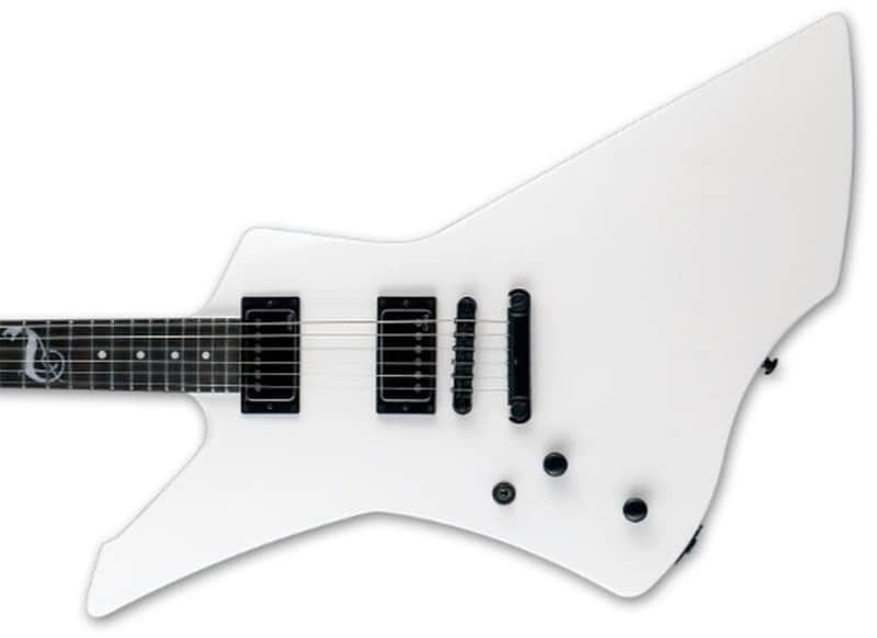 ESP LTD James Hetfield Signature Snakebyte Left?Handed Electric Guitar–Snow White image 1