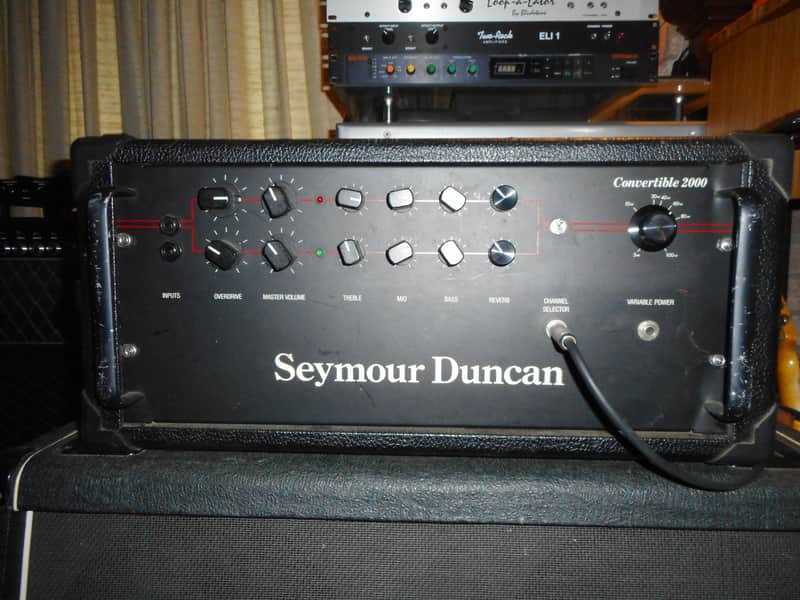 Seymour Duncan Convertible 2000 2-Channel 100-Watt Guitar Amp Head 1980s - Black image 1