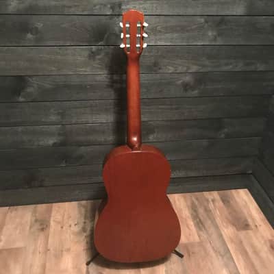 Favilla 1960's All Solid Mahogany USA Made Classical Acoustic Guitar w/ Case image 4