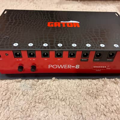 Gator GTR-PWR-8 Power Supply With 8 Isolated Outputs 2010s - Black image 6