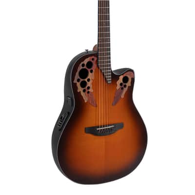 Ovation Celebrity Elite E-Acoustic Guitar CE44-1 Sunburst (CE44-1-G) image 2