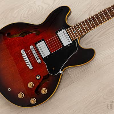 1982 Ibanez LR10 Lee Ritenour Artist w/ Brazilian Board, Antique Violin Sunburst w/ Case image 1