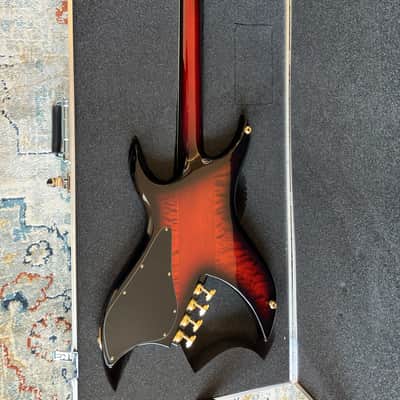 B.C. Rich Custom Shop Bich 10 Supreme Brazilian Rosewood 2025 - Sculpin Burst image 9