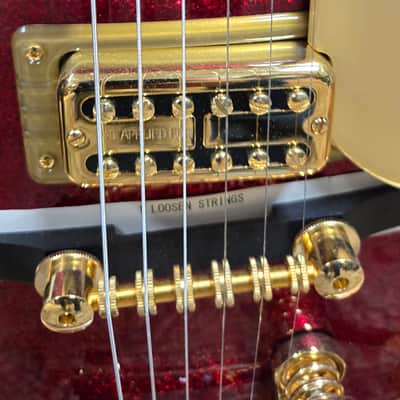 Gretsch G6129TG-59VS Jet with Bigsby 2026 - Red Sparkle Gold Hardware image 2