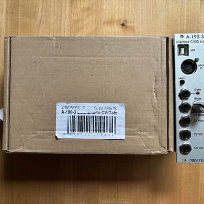 Doepfer A-190-3 USB / MIDI CV / Gate Interface 2010s Silver image 1