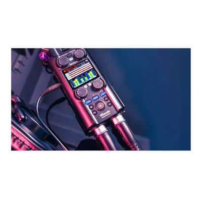 Zoom H5studio 6-Track Handy Recorder with Dual AD Converters, 32-Bit Float Recording, and Color LCD Display (Black) image 6