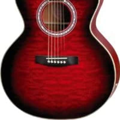 Jay Turser USA Guitar Auditorium QT CE Red Sunburst JTA-424QCET-RSB-A-U image 1