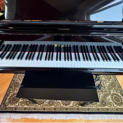 Bergmann Baby Grand Piano – 5' – Polished Ebony image 5