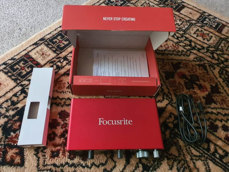 Focusrite Scarlett 4i4 3rd Gen USB Audio Interface 2019 - Present - Red / Black image 1