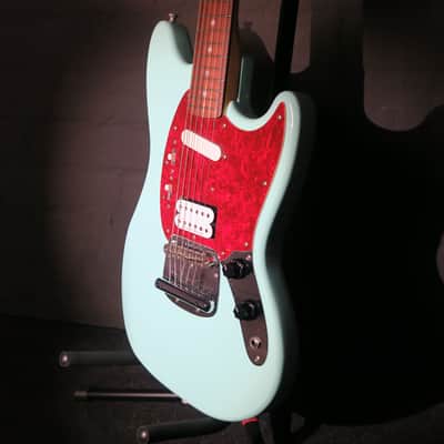 Fender Mustang 1997 MG69 Sonic Blue Kurt Cobain Seymour Duncan Guitar image 3