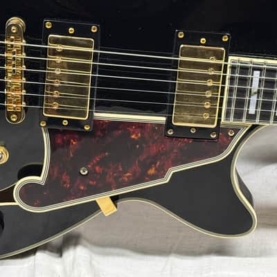 D'Angelico EX-SS Excel SS Singlecut Semi-Hollowbody Guitar with Case 2022 - Black image 7