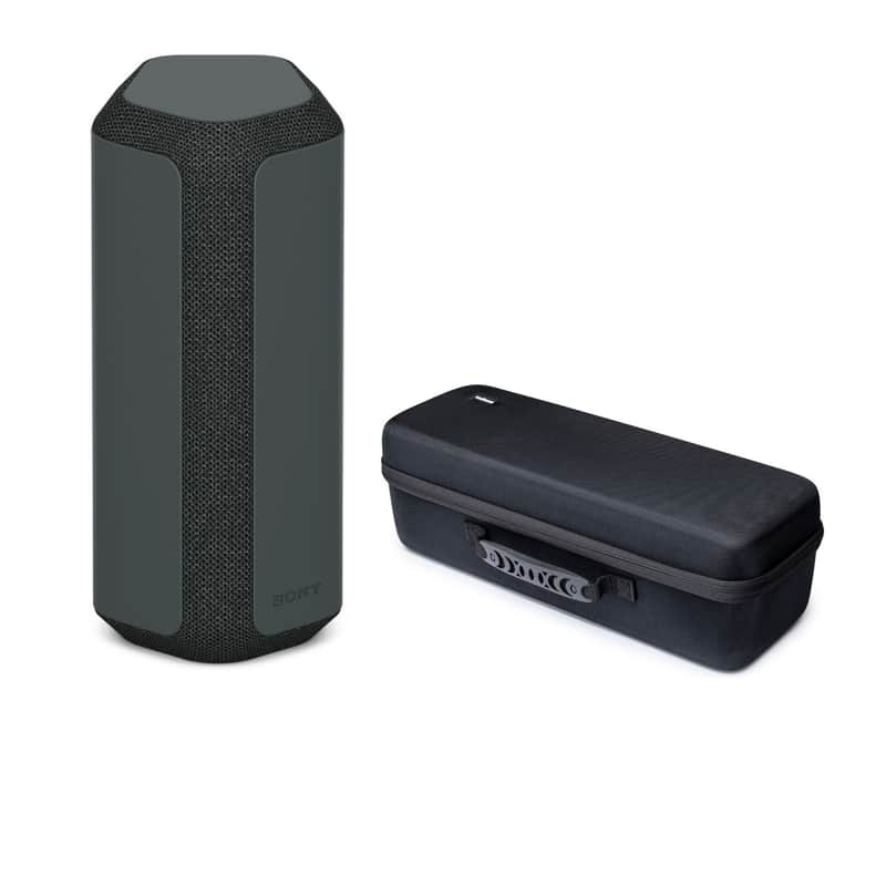 Sony SRS-XE300 X-Series Wireless Portable Bluetooth Speaker (Black) Bundle with Hard Travel Case for Sony Wireless Bluetooth Speaker (2 Items) image 1