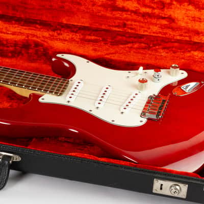 Fender American Deluxe Stratocaster 2008 Trans Red image 24