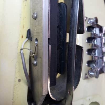 Custom built Rickenbacker 4001 Left-Handed 1975 White with White binding image 15