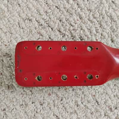 1964 Airline Supro Res-o-glass Husk Vintage Cool! Rare Excellent neck and frets, Luthier parts project restoration 1960s 60s 64 image 8