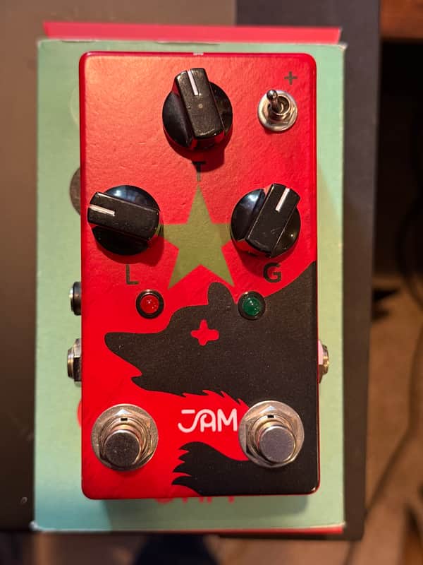 JAM Pedals Red Muck V2 2020 - 2021 - Hand Painted image 1