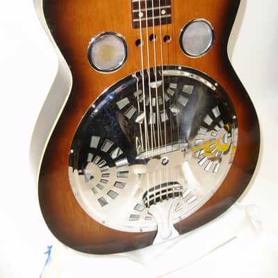 Regal RD-40 Square Neck Resophonic Guitar, Vintage Sunburst w/ Case image 3