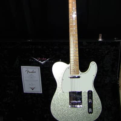 Fender Custom Sparkle Telecaster 2009 Silver Sparkle image 6