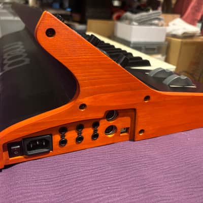 Moog Sub Phatty & Little Phatty or Stage2 replacement Sidepanels.dark orange　organic oil finish followed by a coating of beeswax. image 2