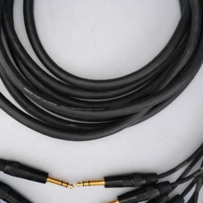2x Mogami Gold 8 x 1/4" TRS Male to 8 x 1/4" TRS Male Snakes (20') #58819 image 7