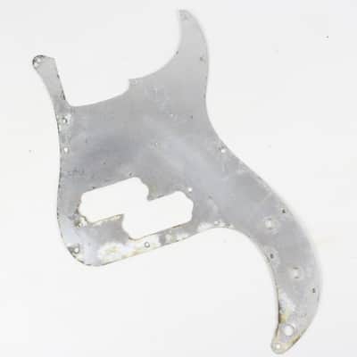 1966 Vintage Fender Precision Bass Pickguard Aluminum Shield PBass USA 1960s image 1