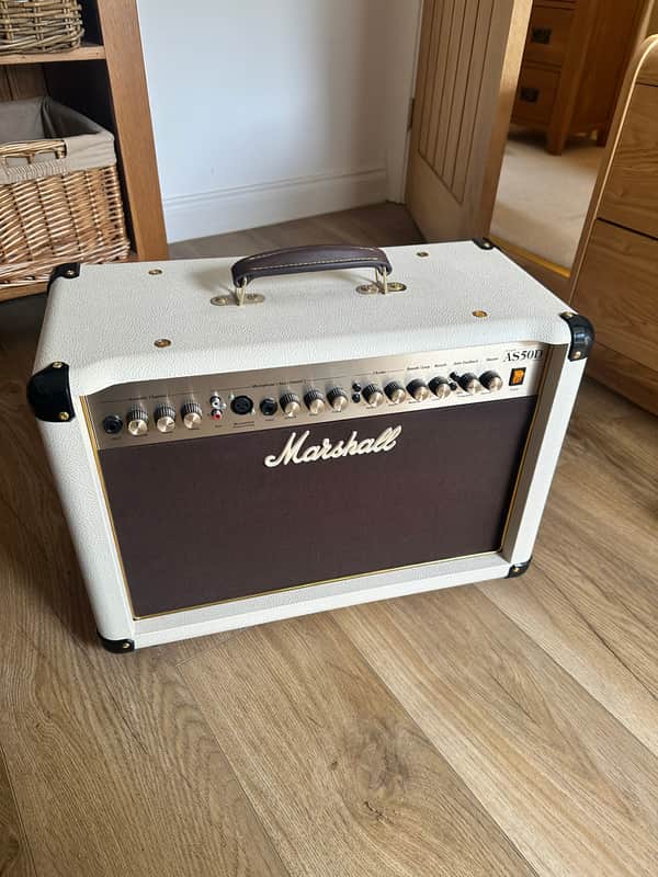 Marshall AS50D Limited Edition 2020 - Vintage White image 1