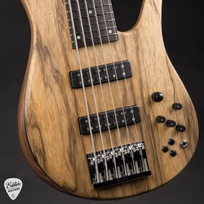 Fodera Imperial 6 Elite - Walnut/Black Limba image 6