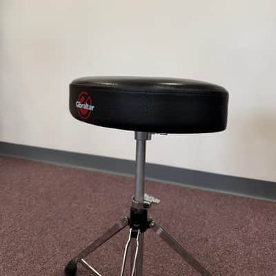 Gibraltar 6608 6600 Series Moto Seat Motorcycle-Style Drum Throne 2010s - Black/Chrome image 1