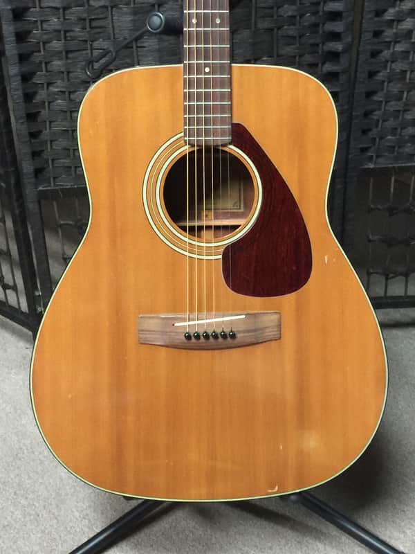 Yamaha FG-160 Dreadnought acoustic guitar Made in Japan! Tan label