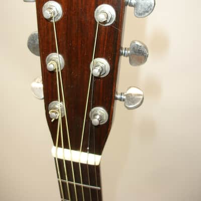 Vintage 70's Aria D-50 Dreadnought Acoustic Guitar, Natural w/ Case image 13