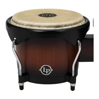 Latin Percussion City Series LP601NYVSB Satin Finish Bongos (Vintage Sunburst) image 3