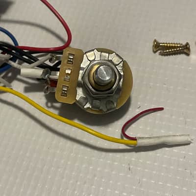 2010's Era MIM Charvel San Dimas Pro Mod Style 1 Guitar Complete Electronics Wiring Volume Pot Jack image 6