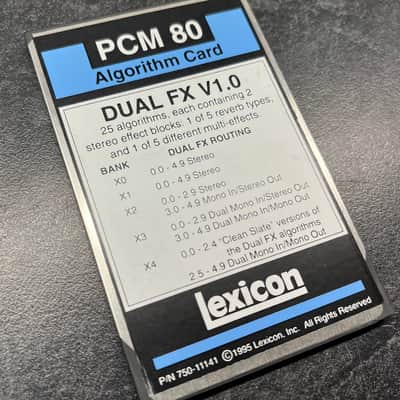 Lexicon PCM-80 Dual FX Card (for PCM-80, PCM-81, and PCM-91) image 2