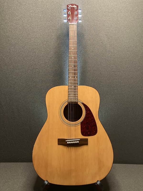 Fender DG-7 Acoustic Guitar Natural Dreadnaught | Reverb