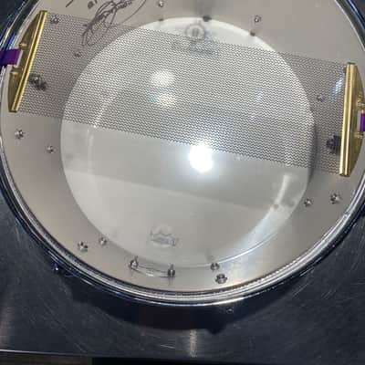 Dunnett 14" x 6.5" Titanium Snare - Raw image 5