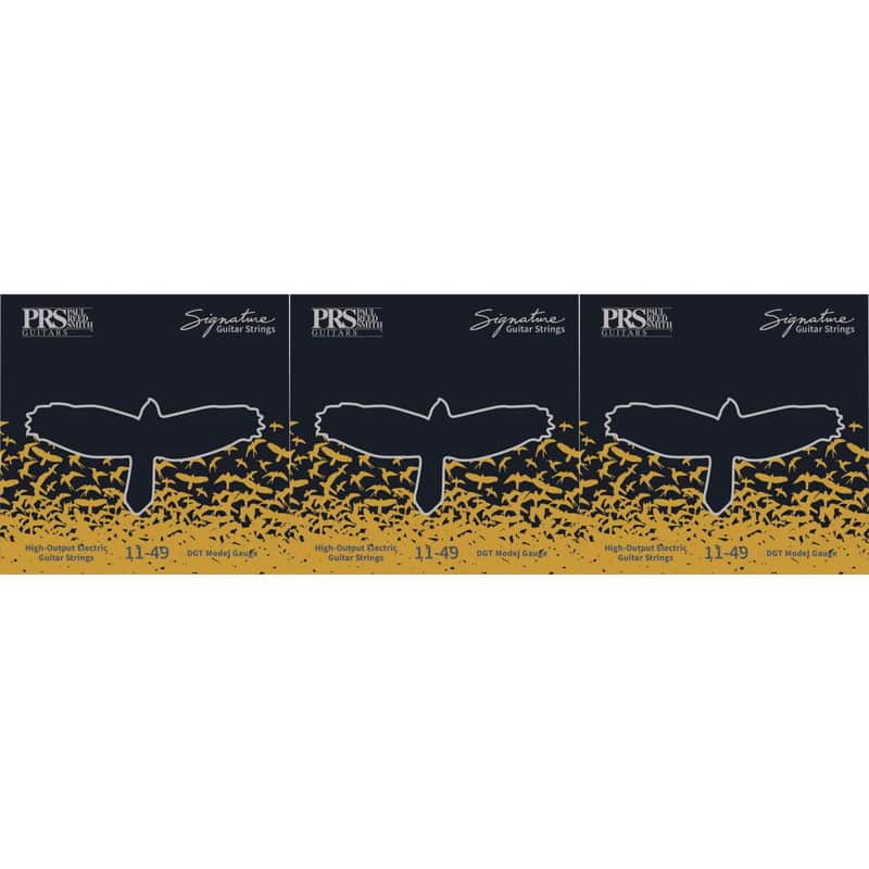 PRS Signature Electric Guitar Strings - David Grissom .011-.049 3-pack image 1