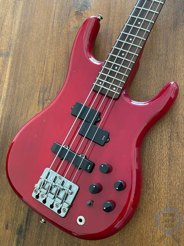 Aria Pro II Bass, RSB Formula, Active P/J, Wine Red, MIJ 1986 | Reverb