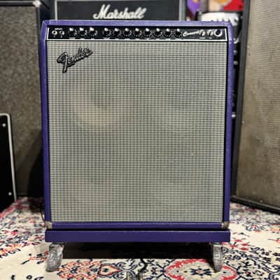 1983 Fender Concert 2-Channel 60-Watt 4x10" Guitar Combo USA - Purple Tolex w/ Footswitch image 1