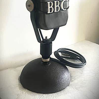 SUPER RARE! 1940's MARCONI Model AXB Ribbon Microphone, BBC w/stand works great image 5