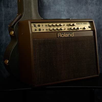 Roland AC-100 Acoustic Chorus 2-Channel 100-Watt 1x12" / 2x5" Acoustic Guitar Combo 1995 - 2004 - Brown image 3